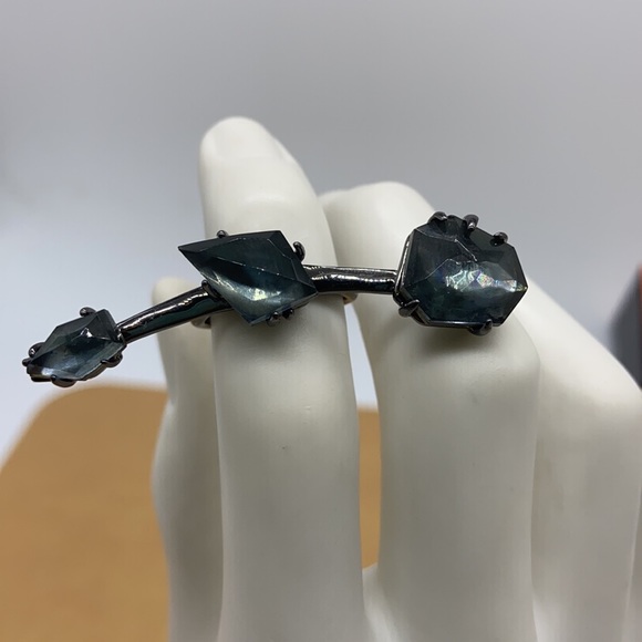 Fancy Cut Stone Ring Size 6